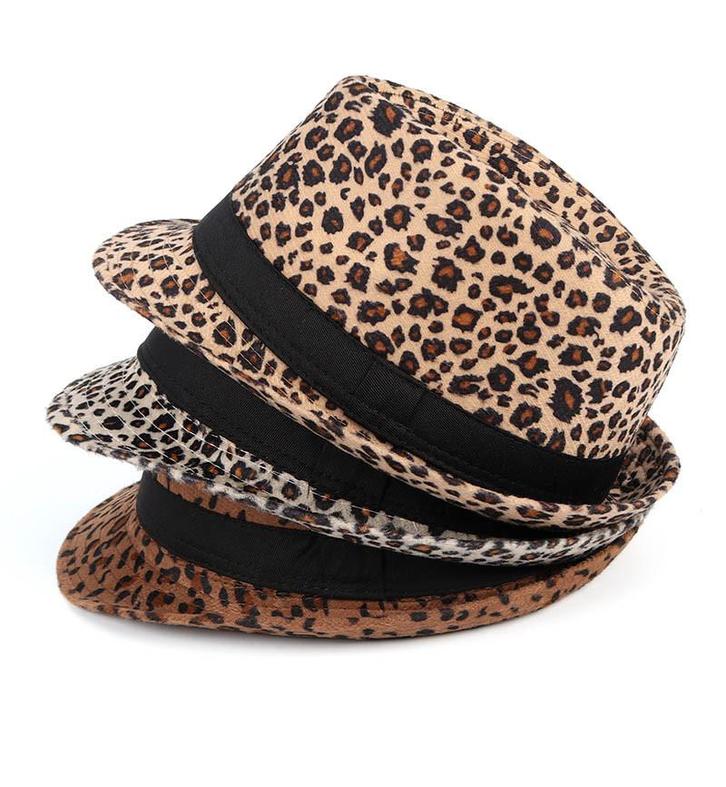 Luipaard trilby hoed / heren dames fedora jazz tijger panter, Kleding | Dames, Hoeden en Petten, Nieuw, Hoed, 58 cm (L, 7¼ inch) of meer