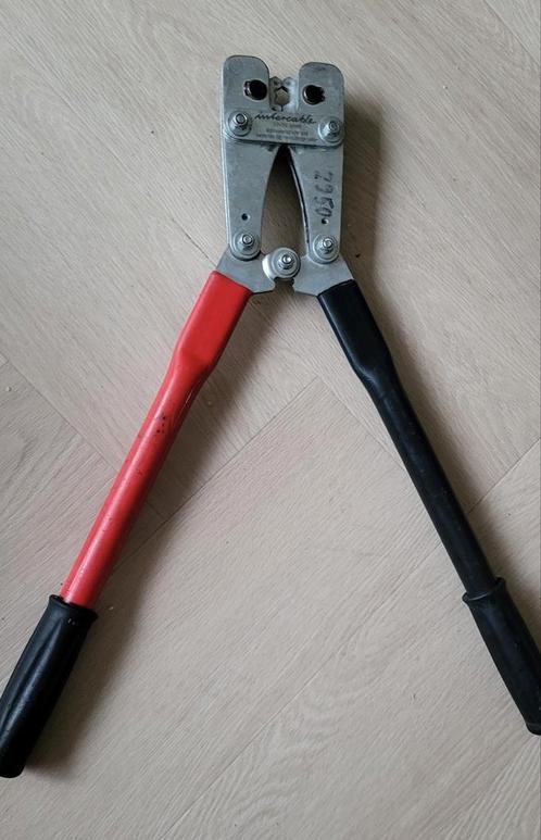 Professionele Intercable krimptang te huur 10 - 70 mm, Doe-het-zelf en Verbouw, Gereedschap | Handgereedschap, Zo goed als nieuw