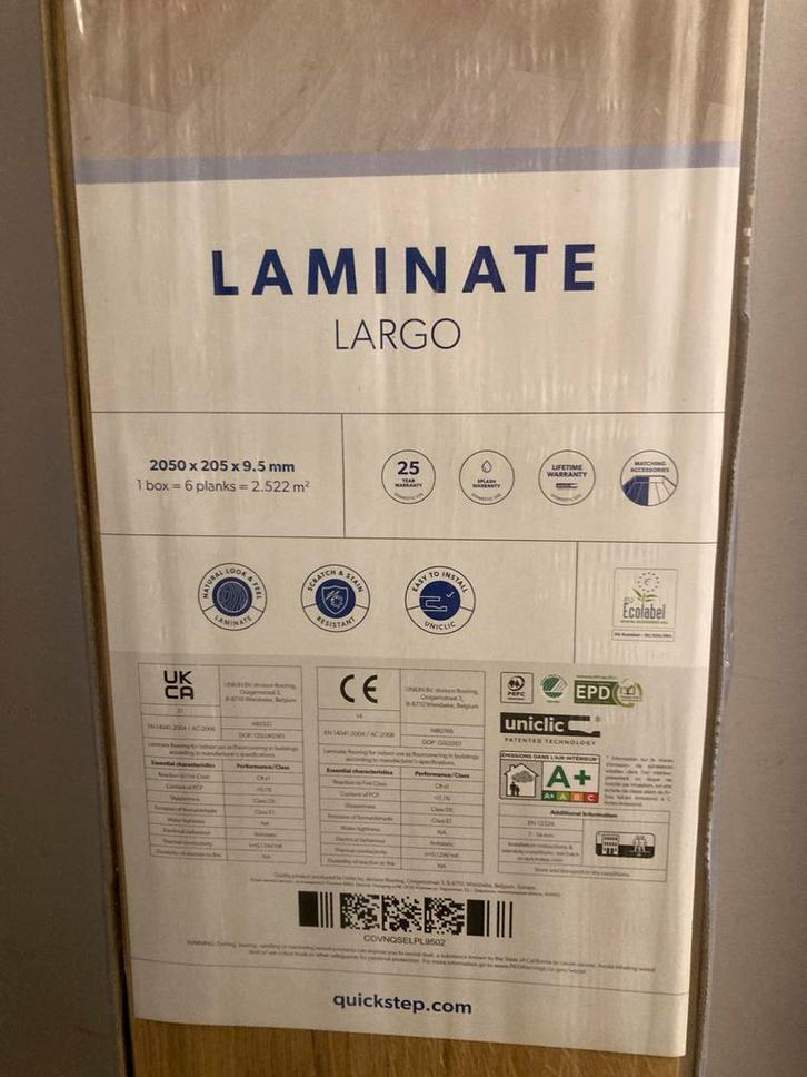 Quickstep Cambridge Eiken Laminaat, Doe-het-zelf en Verbouw, Vloerdelen en Plavuizen, Nieuw, Laminaat, Kunststof, 150 cm of meer