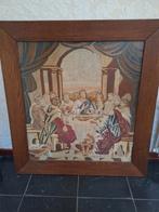 Borduurwerk Laatste avondmaal 1877, Antiek en Kunst, Antiek | Religie, Ophalen