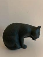 BRONZEN KAT  —  YAO YOU XIN  —  1985., Verzamelen, Beelden en Beeldjes, Ophalen of Verzenden, Dier