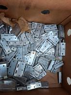 260 stuks allerlei soorten nieuwe scharnieren, Doe-het-zelf en Verbouw, Hang- en Sluitwerk, Ophalen, Nieuw, Chroom, Overige typen
