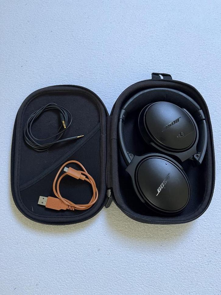Bose Quietcomfort 35 ii met opbergdoos, Audio, Tv en Foto, Koptelefoons, Zo goed als nieuw, Over oor (circumaural), Overige merken