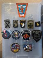 Diverse amerikaanse politie en defensie emblemen, Verzamelen, Ophalen of Verzenden, Overige soorten, Amerika, Embleem of Badge