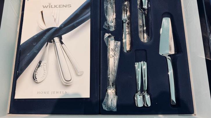 Wilkens Divo Design 9-persoons bestekset, Huis en Inrichting, Keuken | Bestek, Nieuw, Bestekset, Rvs of Chroom, Vaatwasserbestendig