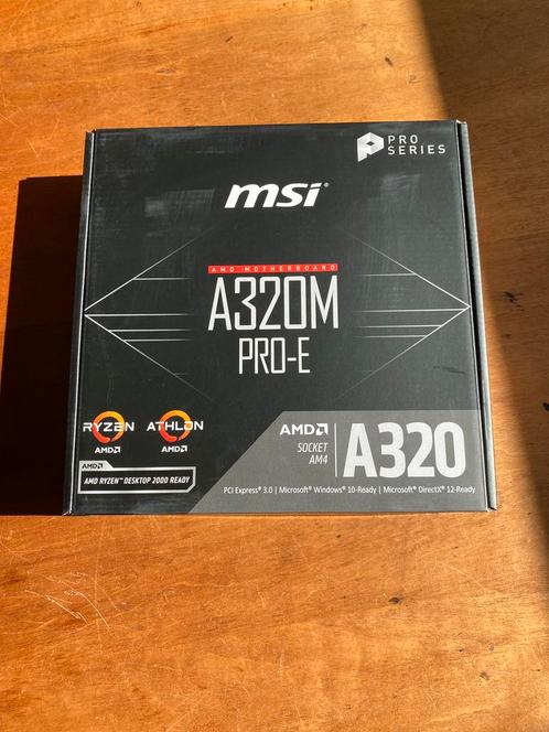 GLOEDNIEUW! MSI A320M PRO-E! Zie beschrijving!, Computers en Software, Moederborden, Nieuw, AMD, DDR4, Ophalen of Verzenden