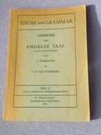 idiom and grammar  leerboek engelse taal, Gelezen, Ophalen of Verzenden, Alpha