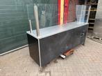 RVS Werktafel verrijdbare toonbank voor evenementen horeca, Ophalen