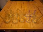 Set van 10 diverse glazen, Ophalen, Glas of Glazen, Gebruikt, Glas