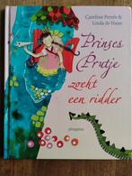 Prinses Prutje zoekt een ridder - Kinderboek, Caroline Perrée & Linda de Haan, Ophalen of Verzenden, Zo goed als nieuw, Sprookjes