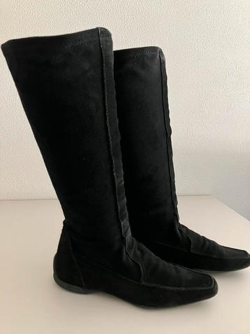 Te koop. Esprit suède dameslaars (zwart) beschikbaar voor biedingen