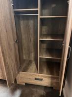 Kidsmill Brent Babykamer Oldwood Commode + Kast 2-Deurs, Huis en Inrichting, Ophalen, Gebruikt, 50 tot 100 cm, Met lade(s)