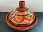 Grote handbeschilderde TAJINE, 29 cm, ongebruikt., Ophalen, Zo goed als nieuw, Overige materialen