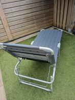 Ligbed, Tuin en Terras, Ophalen, Zo goed als nieuw, Metaal, Inklapbaar