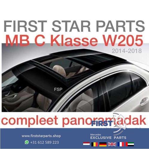 W205 compleet Panoramadak Mercedes C Klasse 2014-2018 PANO, Auto-onderdelen, Ruiten en Toebehoren, Mercedes-Benz, Gebruikt, Ophalen of Verzenden