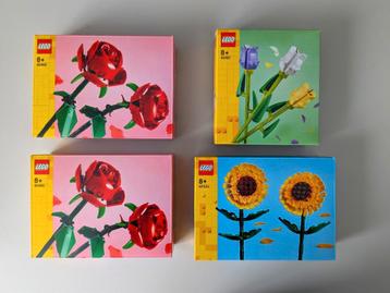 LEGO Botanical Collection: 2x 40460, 40524 & 40461 beschikbaar voor biedingen