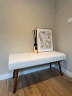 Teddy stof bankje, Huis en Inrichting, Ophalen, Rechthoekig, Stof, 125 cm of meer