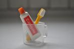 Miniatuur Vuilnisbak Mixer Tandpasta Tandenborstel Maatbeker, Ophalen of Verzenden, Gebruikt, Gebruiksvoorwerp