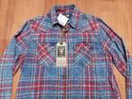 CARS JEANS mooi NIEUW stoer blauw / rood / grijs geruit hemd, Overhemd of Blouse, Nieuw, Ophalen of Verzenden, Cars jeans