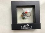 Melano ring 16 mm maat 50 met 6 verwisselbare edelstenen, Ophalen of Verzenden, Dame, Zilver, Kleiner dan 17