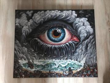 Olieverf Schilderij - Gesigneerd - 50x60 cm beschikbaar voor biedingen