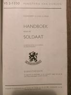 Handboek voor de soldaat 1958, Nederland, Boek of Tijdschrift, Ophalen of Verzenden, Landmacht