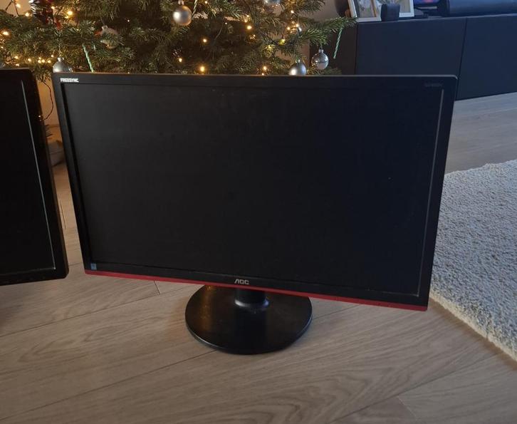 2 Beeldschermen + Kabels (los te koop), Computers en Software, Monitoren, Gebruikt, 101 t/m 150 Hz, DisplayPort, HDMI, Gaming