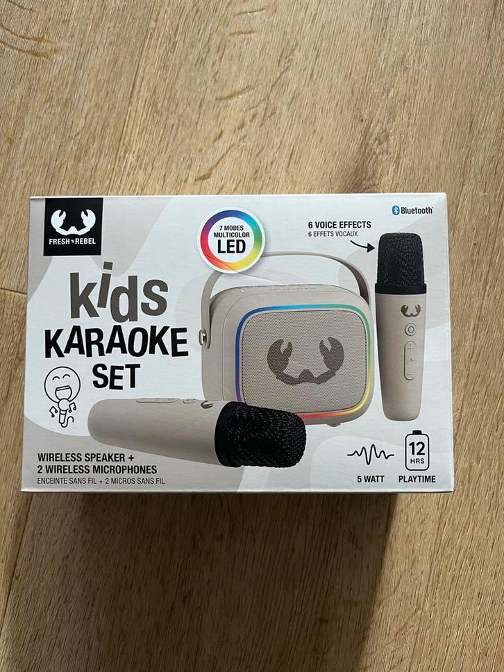 Kids Karaoke Set - Bluetooth - Nieuw!, Audio, Tv en Foto, Karaoke-apparatuur, Nieuw, Complete set, Ophalen of Verzenden