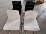 Barkrukken Ikea Glenn 2 wit en 2 zwart, Huis en Inrichting, 4 krukken, Ophalen, Zo goed als nieuw