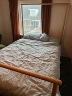 Ikea GJÖRA bed 140x200, Ophalen, Bruin, 140 cm, Zo goed als nieuw