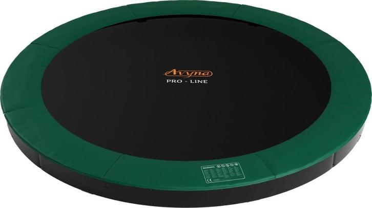 Avyna Trampoline Flatlevel Ø245 | Groen, Kinderen en Baby's, Speelgoed | Buiten | Trampolines, Gebruikt, Ophalen