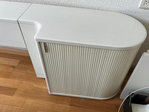 Auping Auronde achterwand wit voor bed 180 cm breed, Huis en Inrichting, Slaapkamer | Bedden, Gebruikt, Tweepersoons, 180 cm, 200 cm