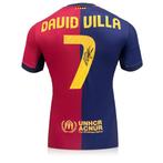 David Villa gesigneerd Barcelona 2024-25 voetbalshirt, Buitenlandse clubs, Shirt, Nieuw, Ophalen of Verzenden
