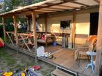Mooie stacaravan met veranda te huur op camping Bakkum, Caravans en Kamperen