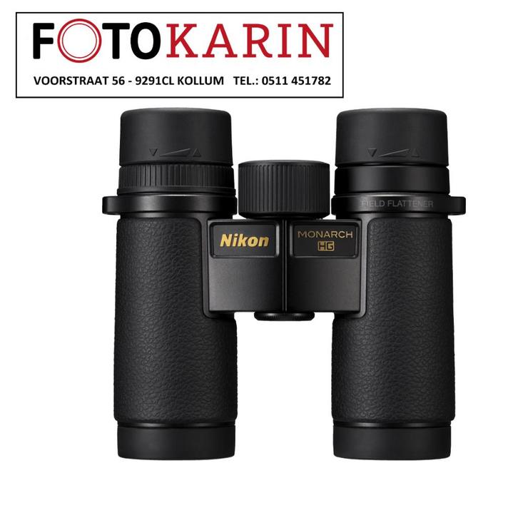 Nikon Monarch HG 10x30 verrekijker | Foto Karin Kollum, Audio, Tv en Foto, Optische apparatuur | Verrekijkers, Nieuw, Dakkant (recht)