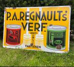 Jaren 30 emaille bord verf en blik fabriek, Antiek en Kunst, Antiek | Emaille, Ophalen