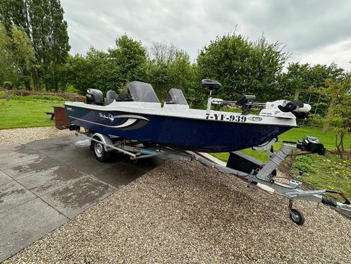 Orka KWX 535 Compleet! 115pk / trailer / apparatuur / top, Watersport en Boten, Vis- en Consoleboten, Gebruikt, 70 pk of meer
