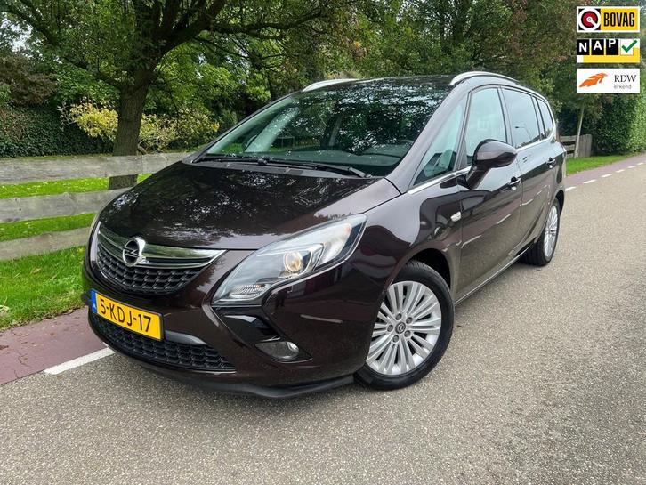 Opel Zafira Tourer 1.4 Design Edition Airco. Trekhaak, Auto's, Opel, Bedrijf, Te koop, Zafira, ABS, Airbags, Airconditioning, Climate control