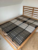 IKEA TARVA Bed 140x200cm, Ophalen, Bruin, Tweepersoons, 140 cm