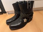 Sendra Laarzen Maat 41 - Zwart Leer, Ophalen of Verzenden, Gedragen, Zwart, Lage of Enkellaarzen