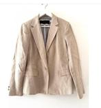 ZARA zandkleur linnen blazer colbert jasje 40/42 CHCS, Kleding | Dames, Ophalen of Verzenden, Zo goed als nieuw, Jasje, Zara