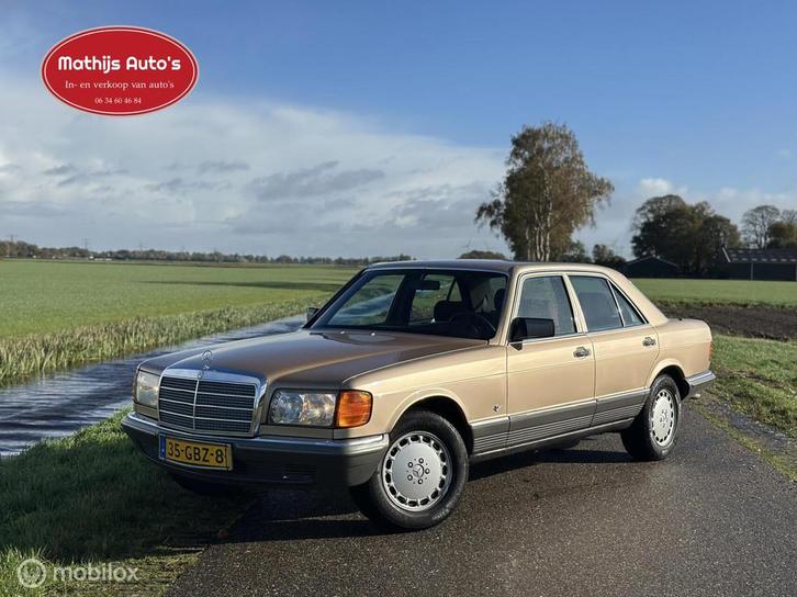 Mercedes S-klasse 380 SE automaat Nette auto! Oldtimer!, Auto's, Mercedes-Benz, Bedrijf, Te koop, S-Klasse, Centrale vergrendeling