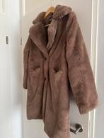 Beige/bruine faux bontjas maat S/M, Verzenden, Zo goed als nieuw, Maat 36 (S), Beige