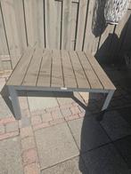 Bois le Duc Bijzettafel 80x80 - Klusser Object, Tuin en Terras, Tuintafels, Ophalen of Verzenden, Gebruikt, Vierkant, Hout