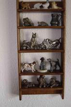 2 eikenhouten schapjes voor Miniatuur objecten, Ophalen, Zo goed als nieuw