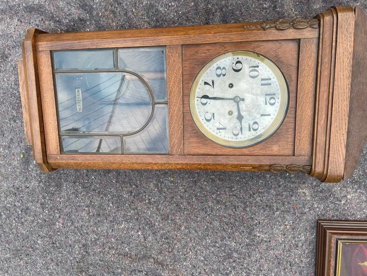 Antieke Hangklok met Klepel, Antiek en Kunst, Antiek | Klokken, Ophalen of Verzenden