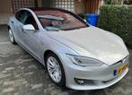 Tesla Model S 75 kWh 75D 334pk AWD 2018 Grijs, Origineel Nederlands, Te koop, Zilver of Grijs, 5 stoelen