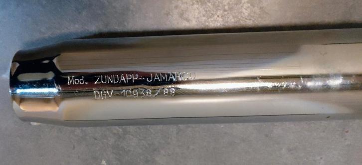 Zundapp Jamarcol fluisterpijp uitlaat., Fietsen en Brommers, Brommeronderdelen | Zundapp, Uitlaat, Ophalen