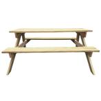 Picknickset picknicktafel 150x135x71,5 cm hout GRTS BEZORGD!, Nieuw, Rechthoekig, Hout, Verzenden