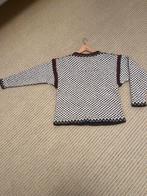Noorse trui handgebreid, Kleding | Dames, Truien en Vesten, Ophalen of Verzenden, Zo goed als nieuw, Maat 38/40 (M), Wit